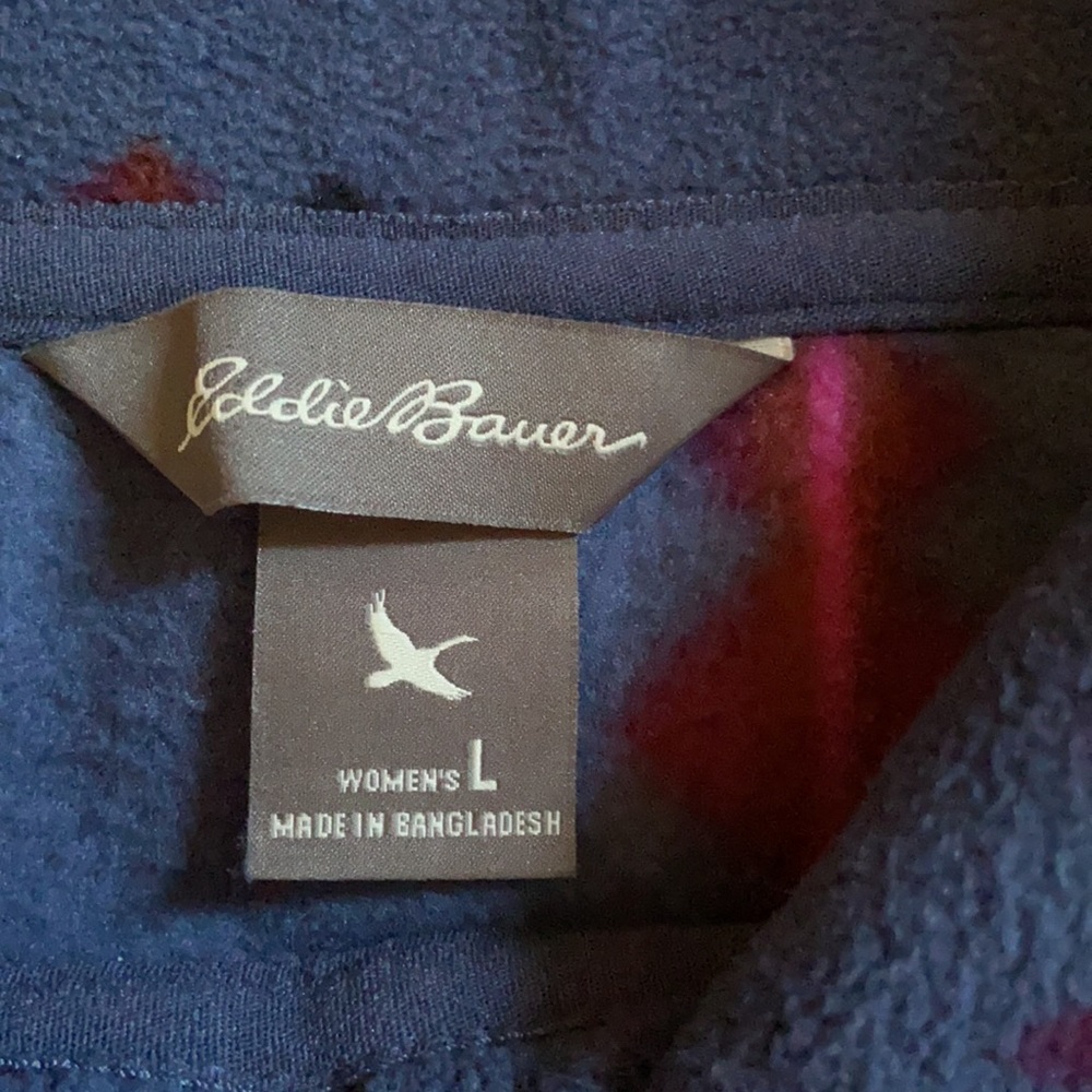 💕Eddie Bauer fleece. Aztec pattern. So cute!! NWT. Size L - Picture 3 of 8